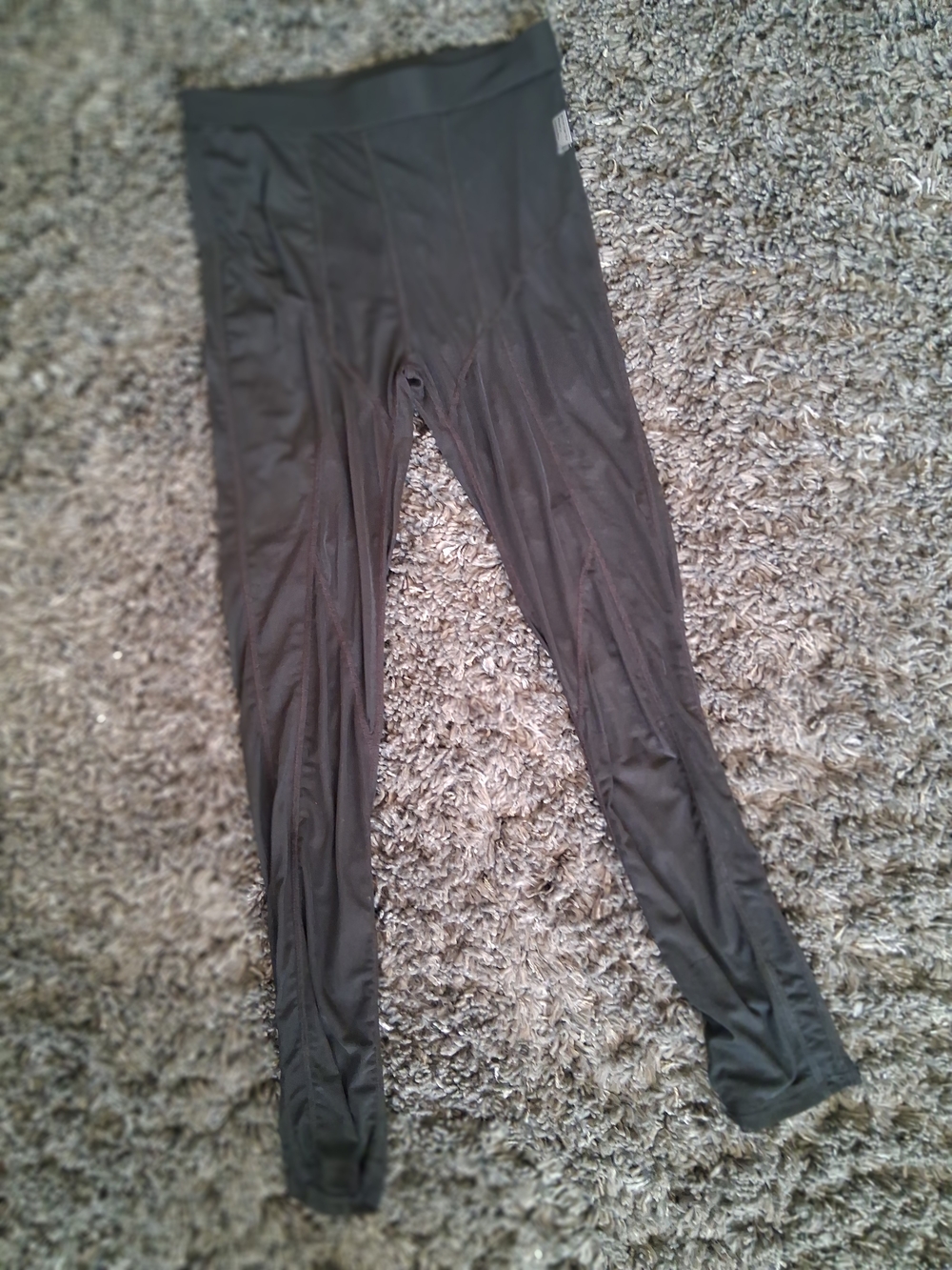 Black Stretch Leggings - Sleek Sheer Everyday Legging